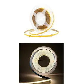 12V 3mm Ultra Thin COB LED Strip Light 4000K 5m Roll