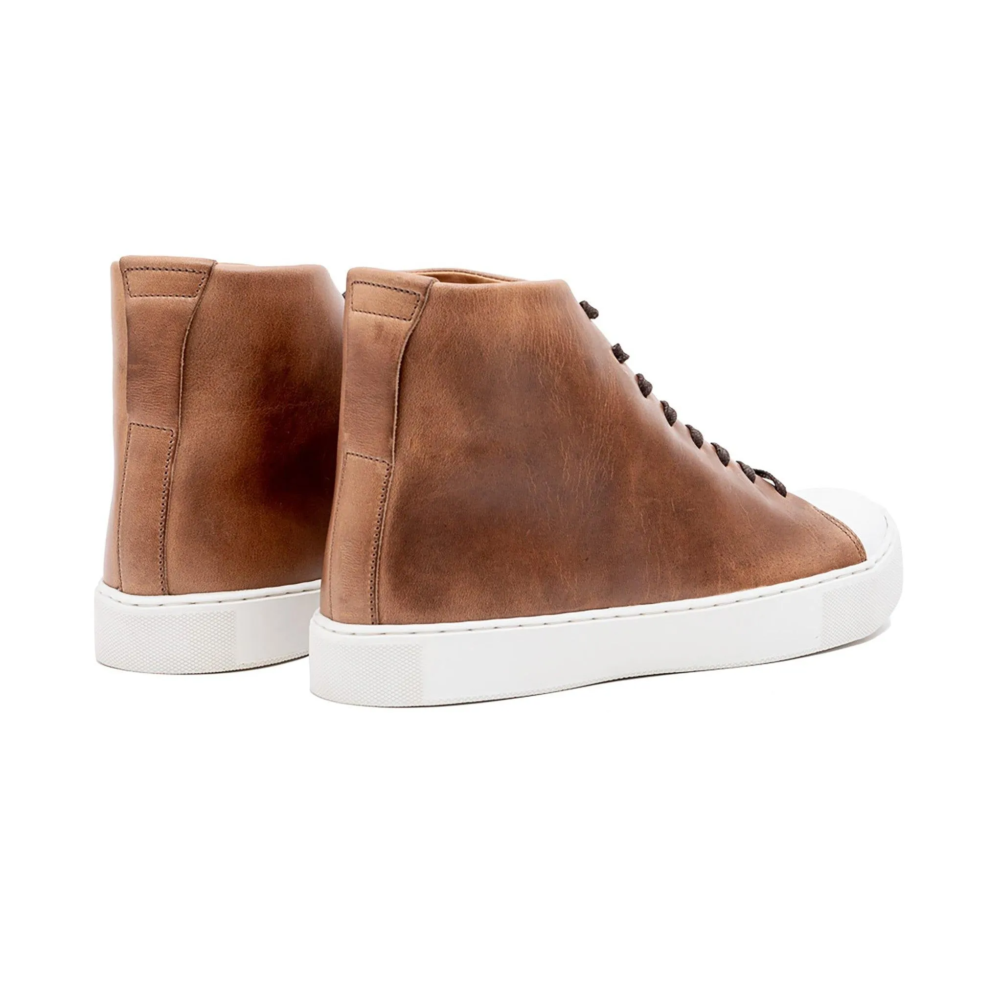 Abington Hi Toe Cap - Horween Natural Chromexcel