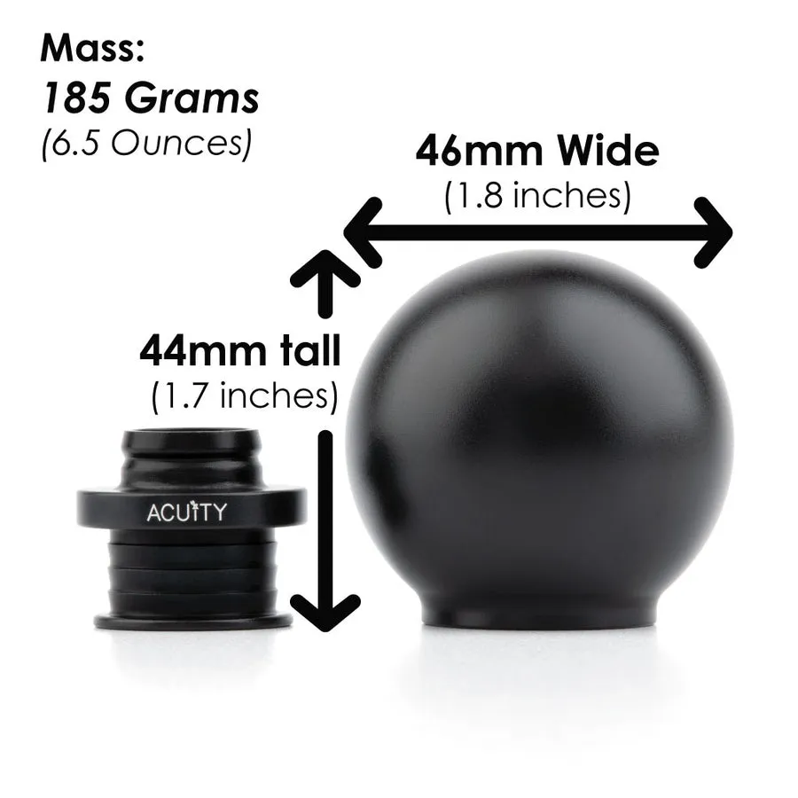 Acuity POCO Low-Profile Shift Knob Black (M10X1.5) - 1925-BK