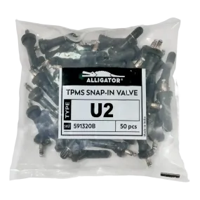 Alligator U2 TPMS Snap-in Valve Stem Bag of 50, VS-950, 20008, 20018 - 591320B