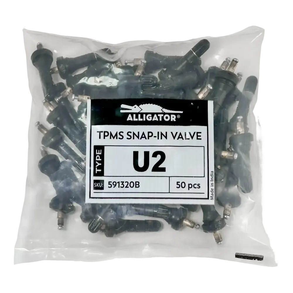 Alligator U2 TPMS Snap-in Valve Stem Bag of 50, VS-950, 20008, 20018 - 591320B