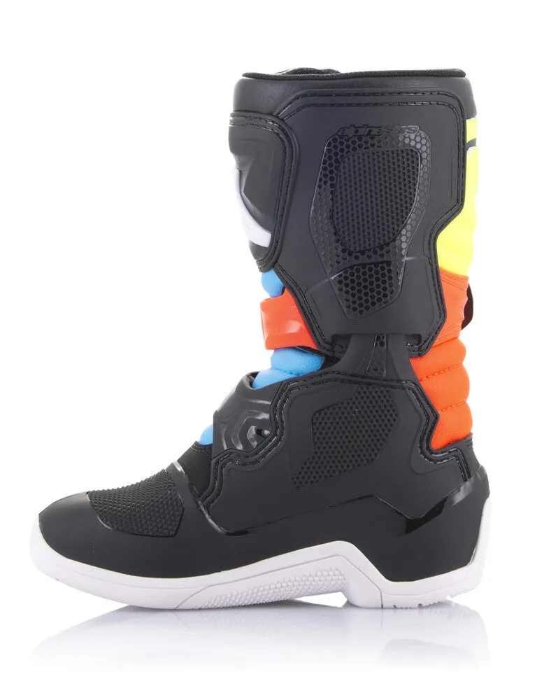 Alpinestars Tech 3S Youth Boots Black Blue Red Yellow