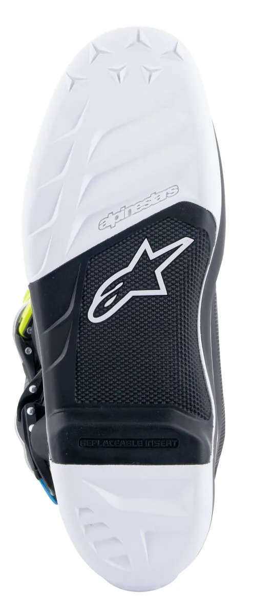 Alpinestars Tech 7 Motocross Boots Black Enamel Blue Yellow Fluo