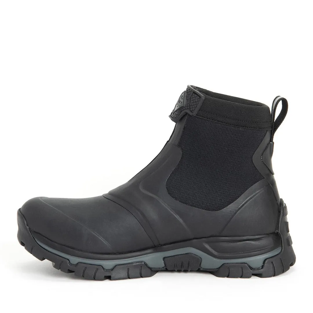 Apex Zip Short Boots - Black/Dark Shadow by Muckboot