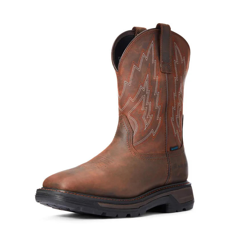 Ariat Men's 11" Big Rig Waterproof Work Boot - Dark Brown 10033991