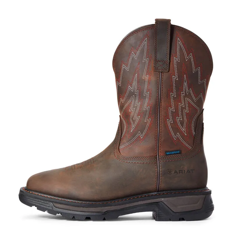 Ariat Men's 11" Big Rig Waterproof Work Boot - Dark Brown 10033991