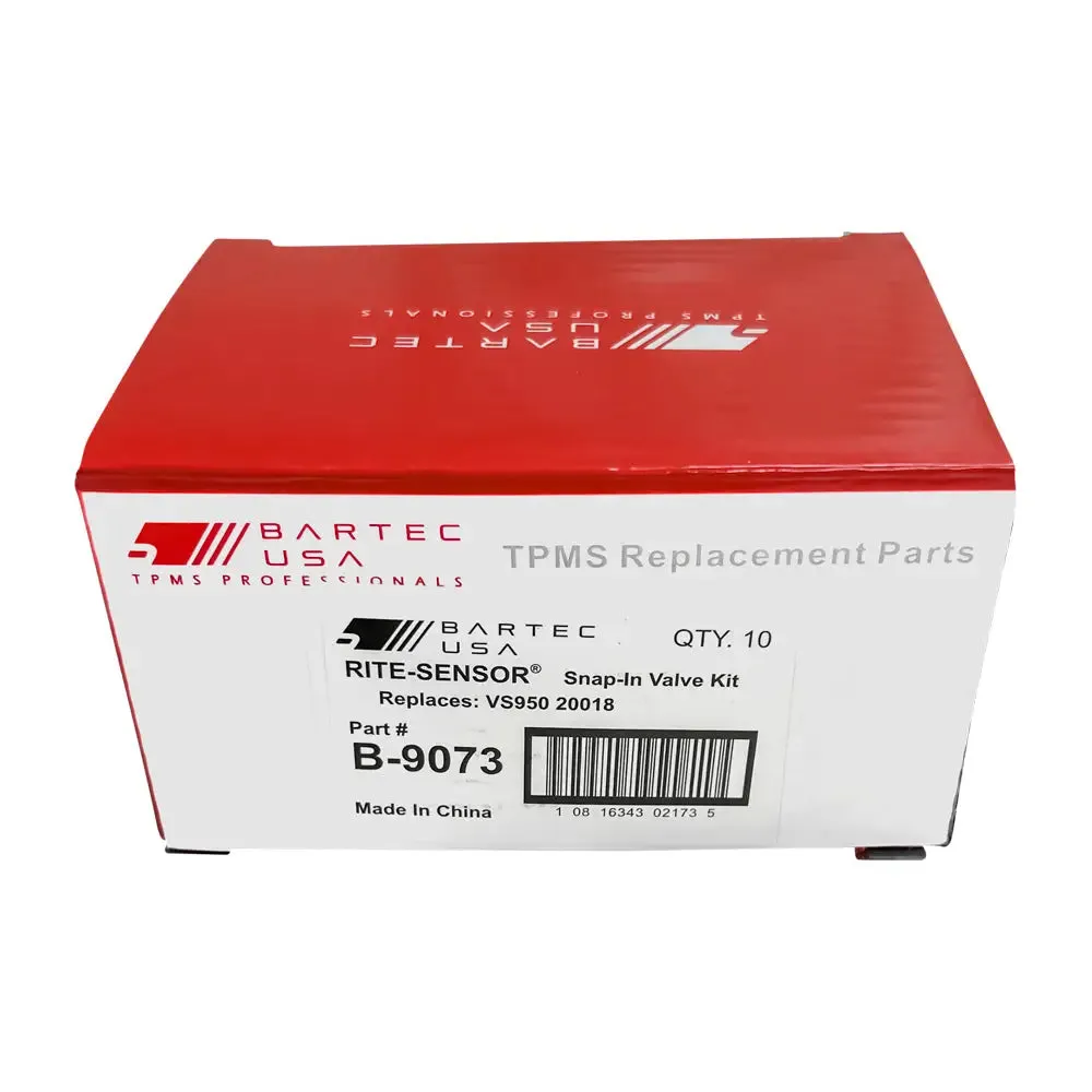 Bartec B-9073 TPMS Snap-in Valve Service Kit (VS-950, 20018)