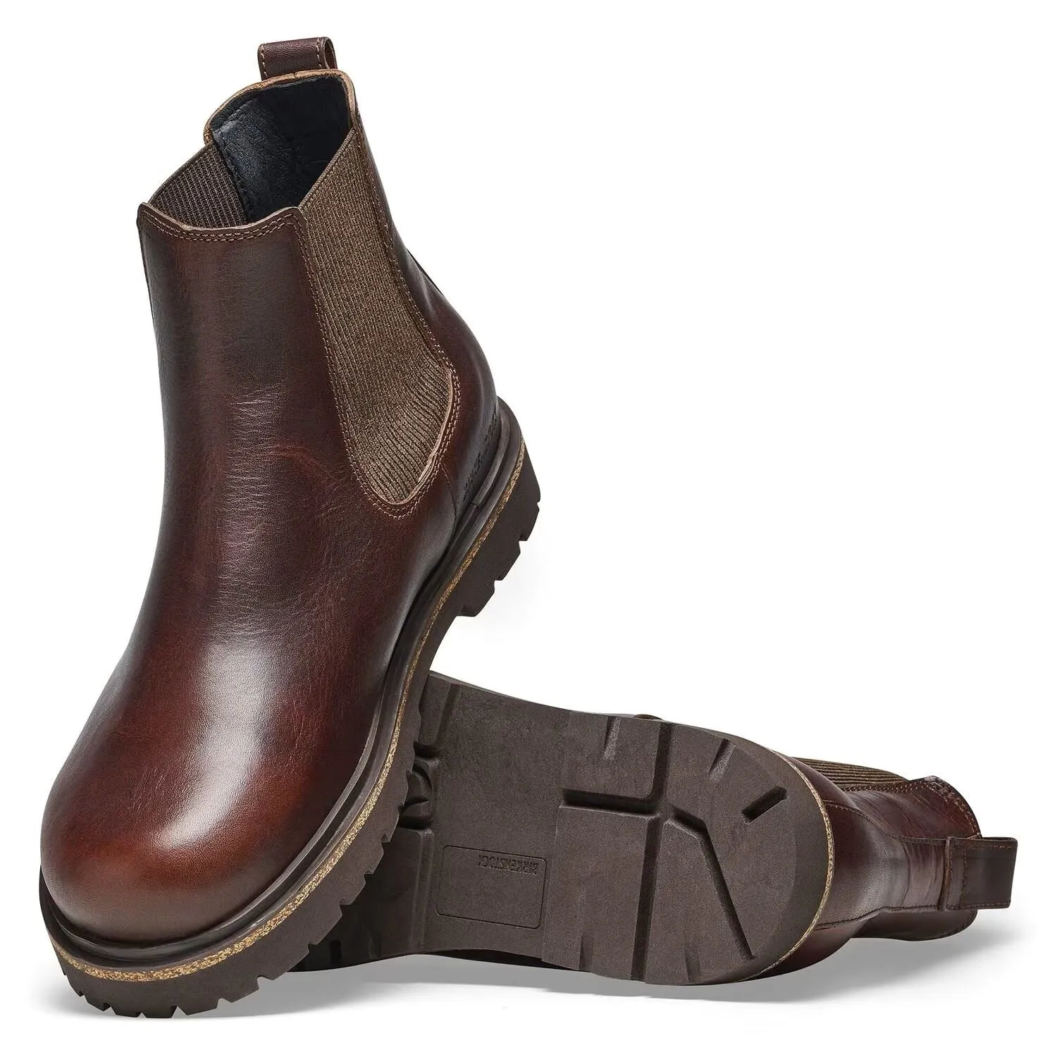 Birkenstock Highwood Chelsea Leather Men's Chocolate Boots