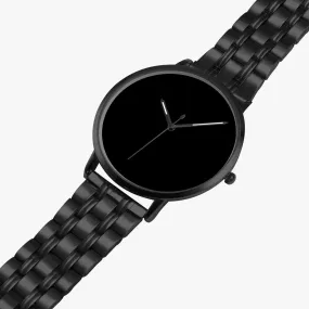 Black Instafamous Steel Strap Quartz watch