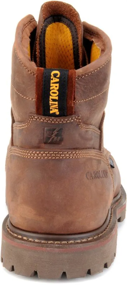 Carolina Men's 6" Waterproof, Composite Toe, Grizzly Work Boot #CA7528