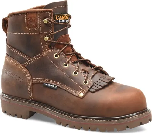 Carolina Men's 6" Waterproof, Composite Toe, Grizzly Work Boot #CA7528