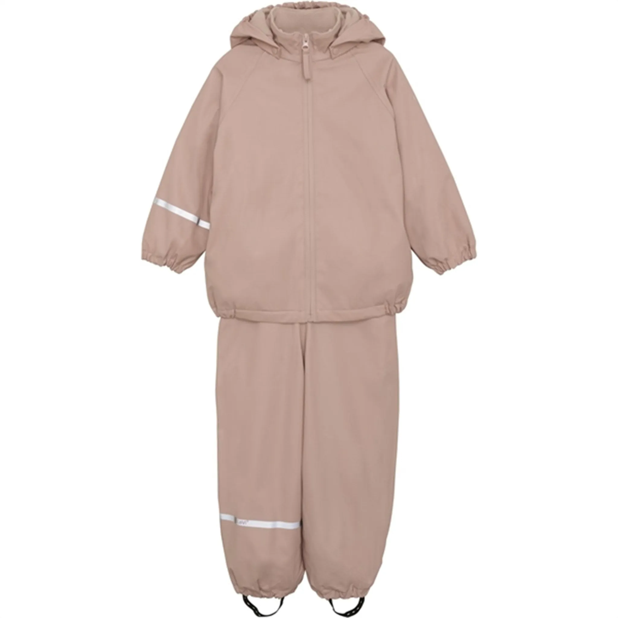 CeLaVi Rainwear Set w. Fleece Misty Rose