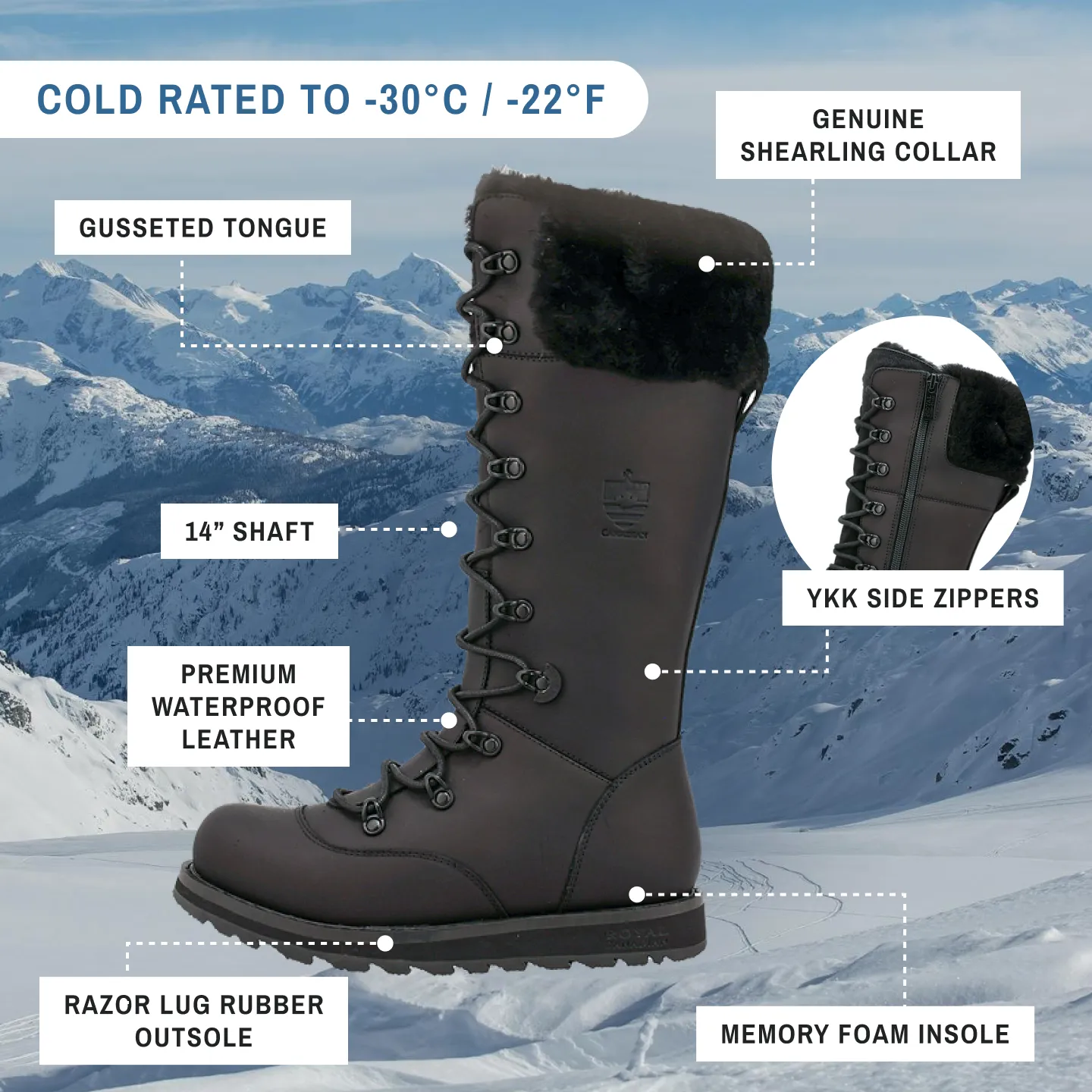 DALHOUSIE | Women's Winter Boot All Black