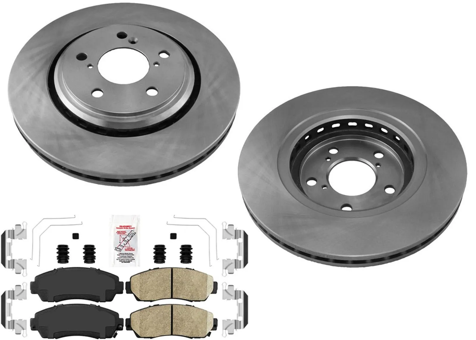 F Carbon Performance Disc Brake Rotors Brake Pads for Honda Passport 2019-2023