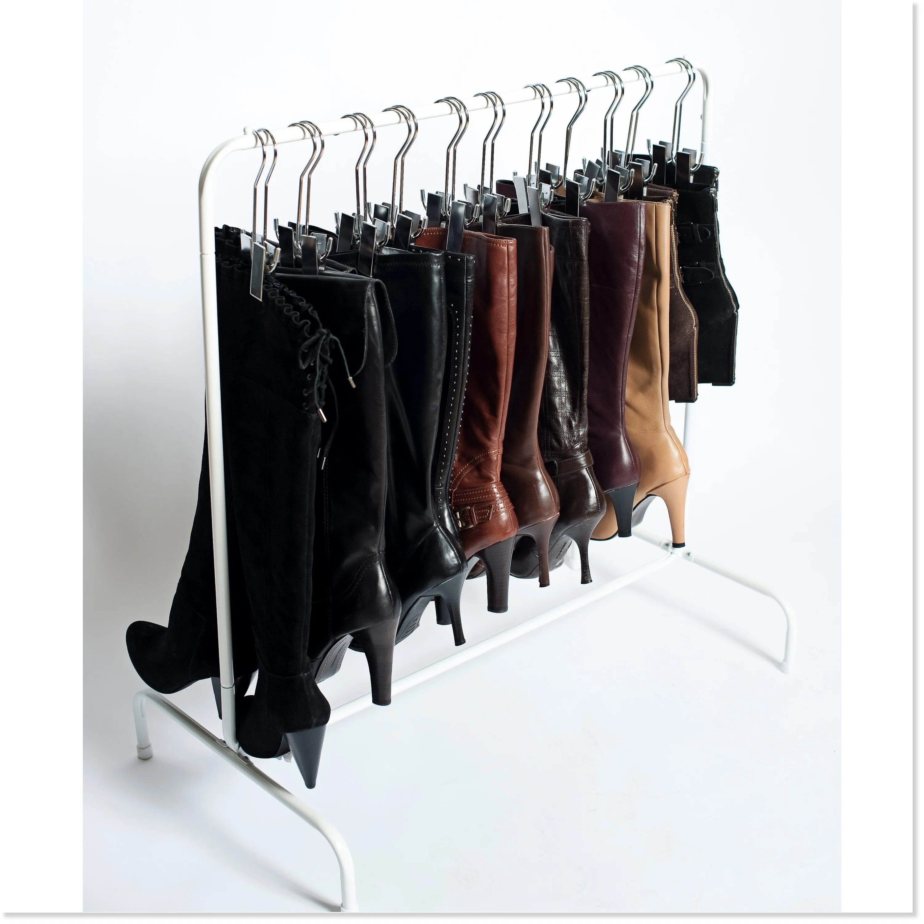 Free Standing Christmas Stocking Rack™ (includes 6 Boot Hangers)