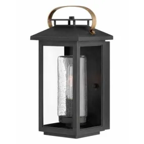 Hatteras Coastal Outdoor Wall Lantern - Small 14" - LED - Black