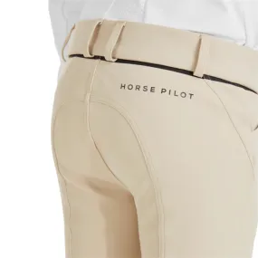 Horse Pilot X-Design Boys Knee Grip Breeches - Beige