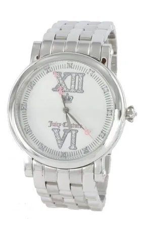 Juicy Couture Stainless Steel Analog Silver Dial Women's Watch Quartz 1900605