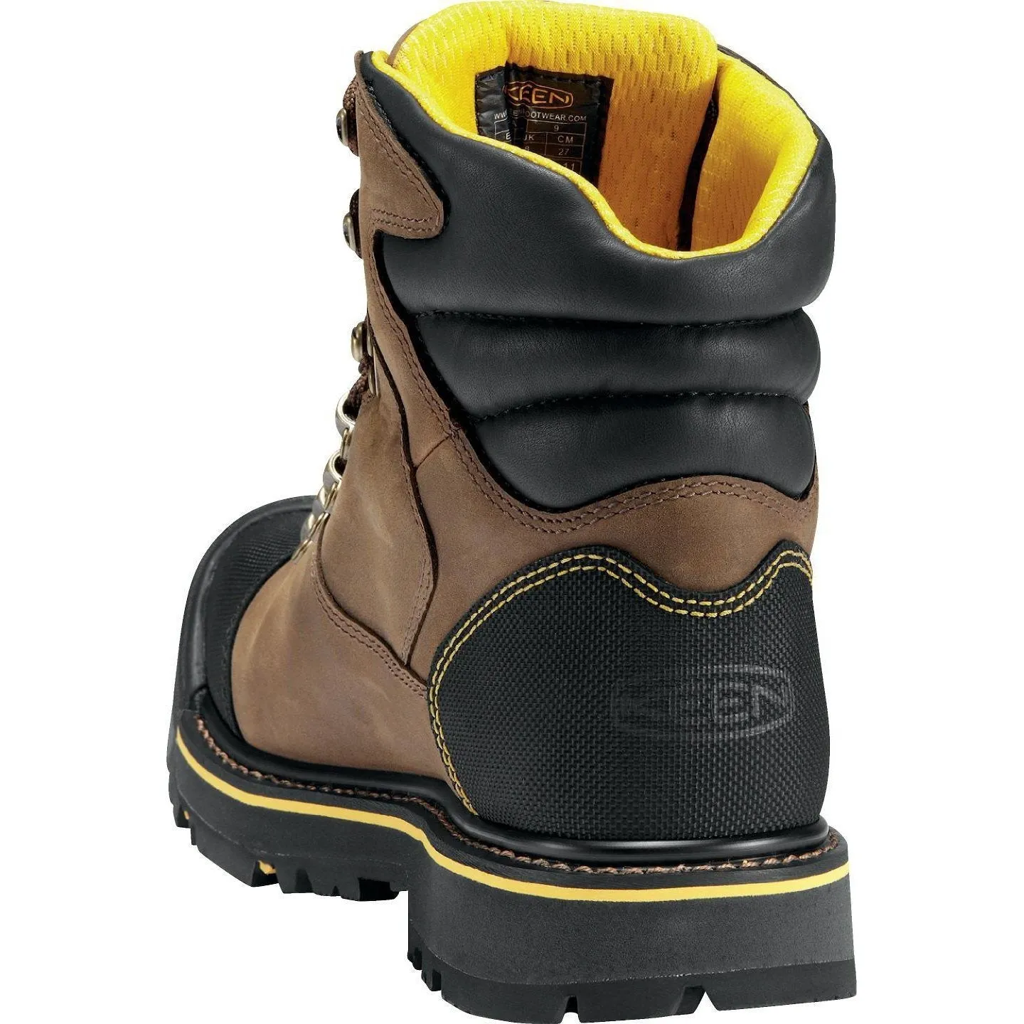 Keen Utility Men's Milwaukee Steel Toe WP Work Boots - Brown - 1009174