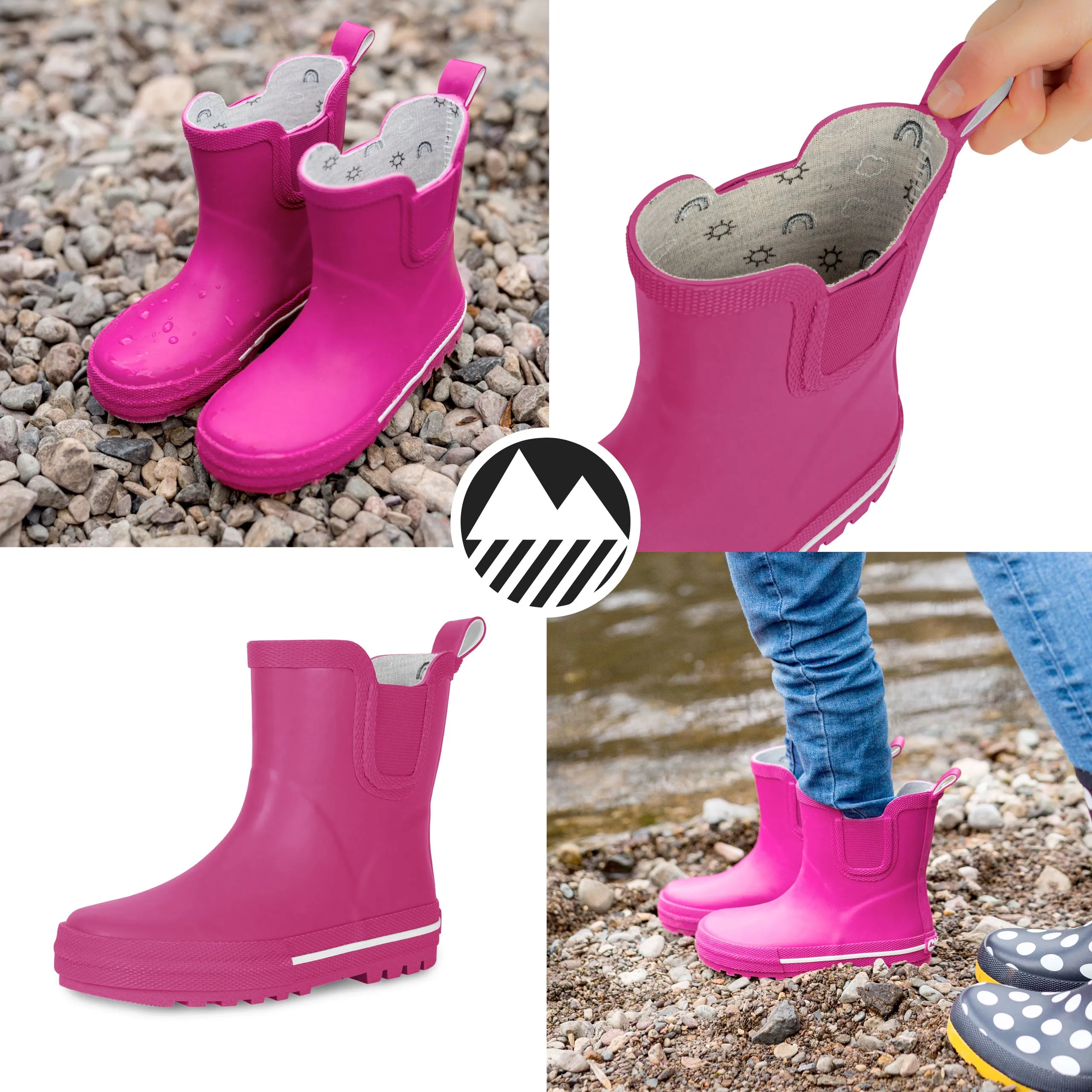 Kids' Paddlebeck Short Wellington Boots