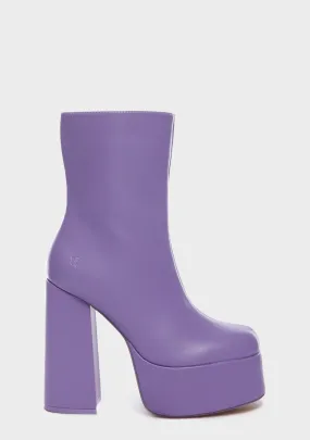 Lavender Lexus Platform Boots