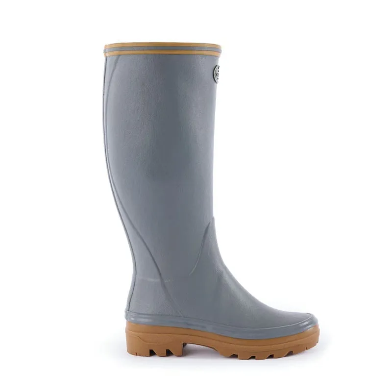 Le Chameau Giverny Jersey Lined Ladies Boot - Gris