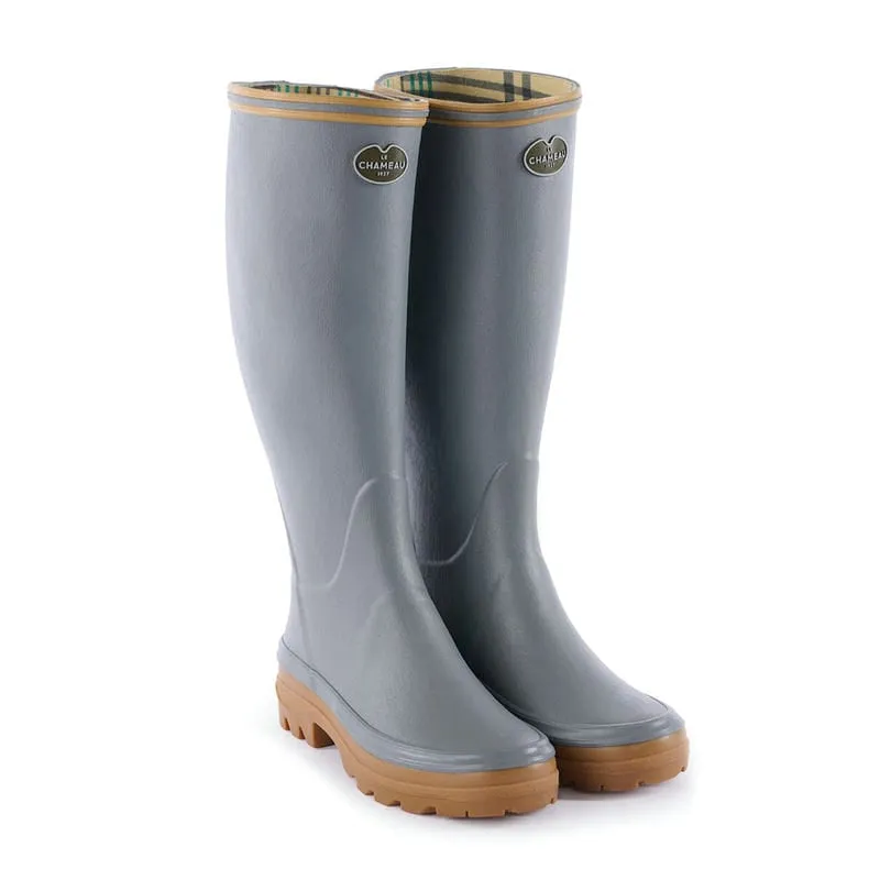 Le Chameau Giverny Jersey Lined Ladies Boot - Gris