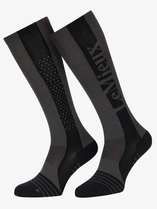 LeMieux Silicone Performance Socks Adults Graphite