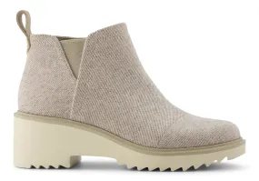 Maude Ankle Boot - Natural Shimmer Twill