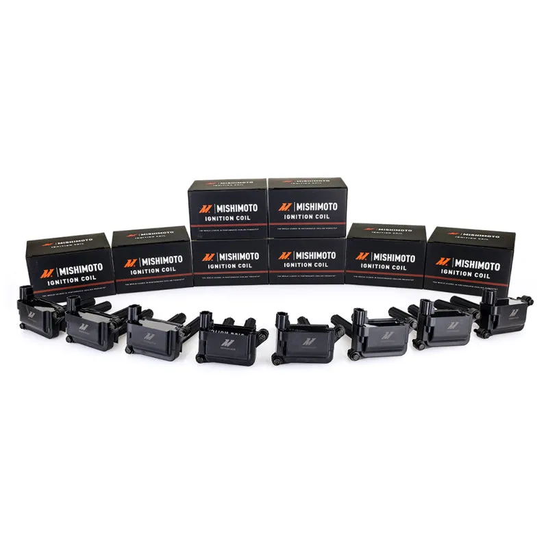 Mishimoto Hemi Ignition Coils (8-Pack, Dual Plug): Chrysler / Dodge / Jeep / Ram 5.7L Hemi, 6.1L SRT8, 6.4L 392 & 6.2L Hellcat 2005 - 2024