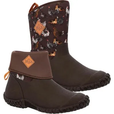 Muck Boot Women's Muckster II Mid Boot - Brown/Chicken Print WM29CK