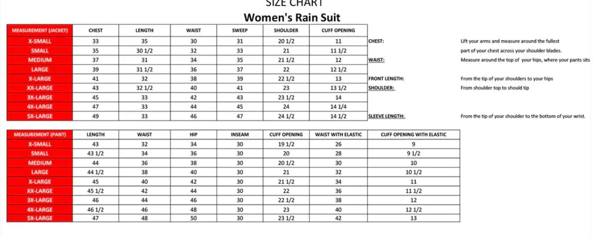 NexGen Ladies XS5001 Black and Grey Water Proof Rain Suit with Reflective Piping