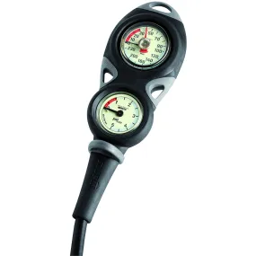 Open Box - Mares Mission 2 Scuba Diving Console - Imperial Scuba Tank Pressure and Depth Gauge