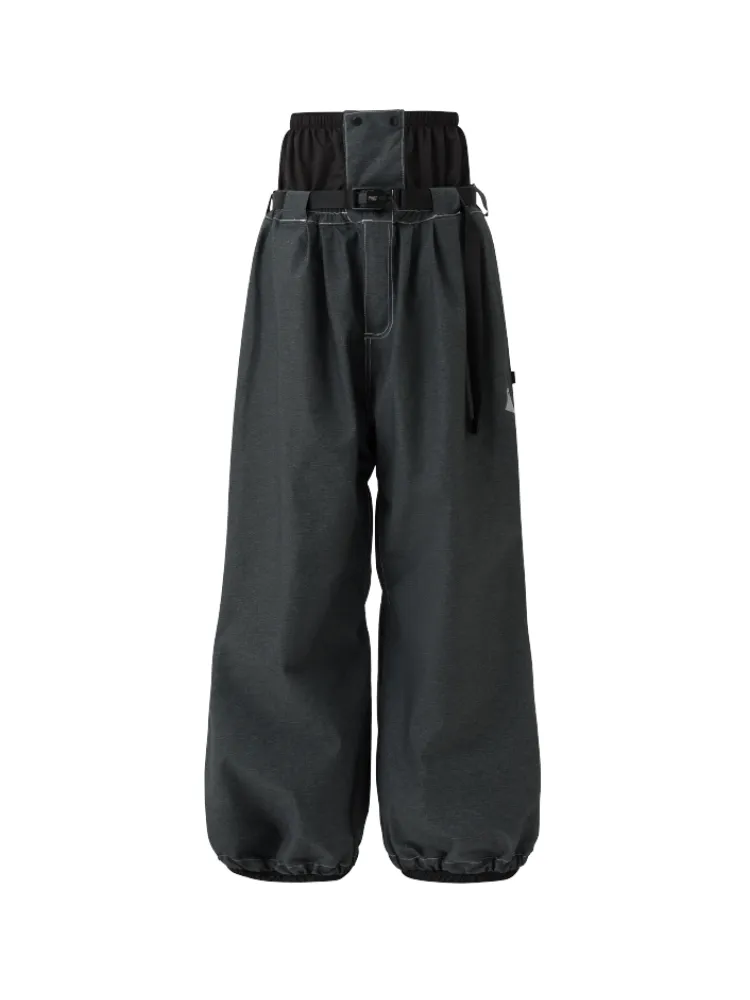 POMT Demin Baggy Snow Pants - Unisex