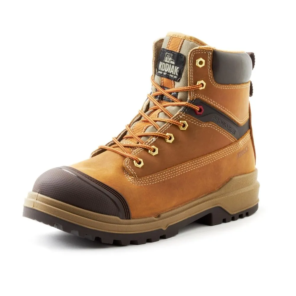 ProWorker MASTER Men's 6" Composite Toe Work Boot with bumper toe KD0A4TDGFWE - tan