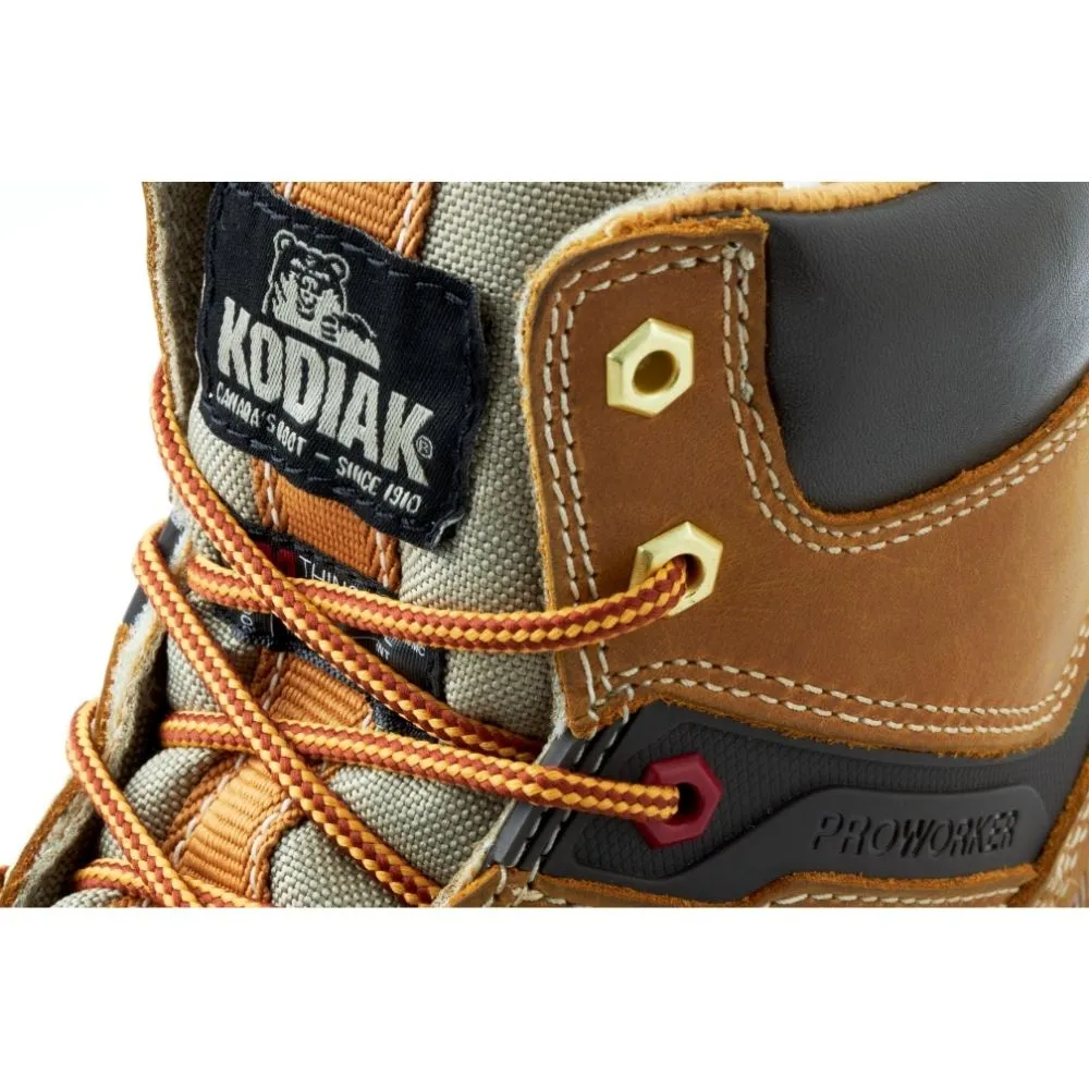 ProWorker MASTER Men's 6" Composite Toe Work Boot with bumper toe KD0A4TDGFWE - tan