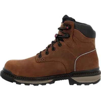 Rocky Men's Rams Horn WP Comp Toe Work Boot - Crazy Horse - RKK0388