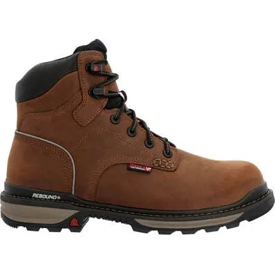 Rocky Men's Rams Horn WP Comp Toe Work Boot - Crazy Horse - RKK0388