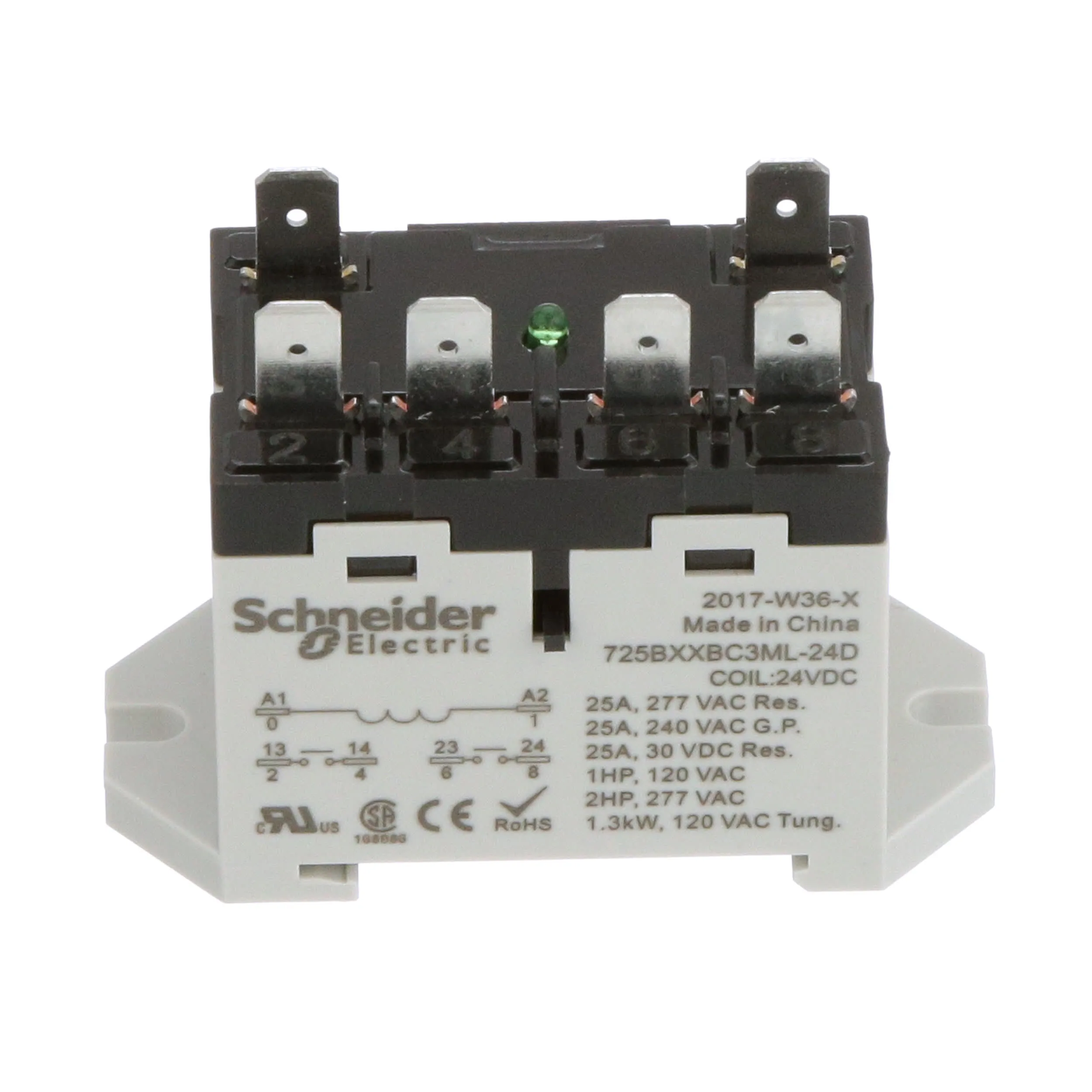 Schneider Electric/Legacy Relays 725BXXBC3ML-24D