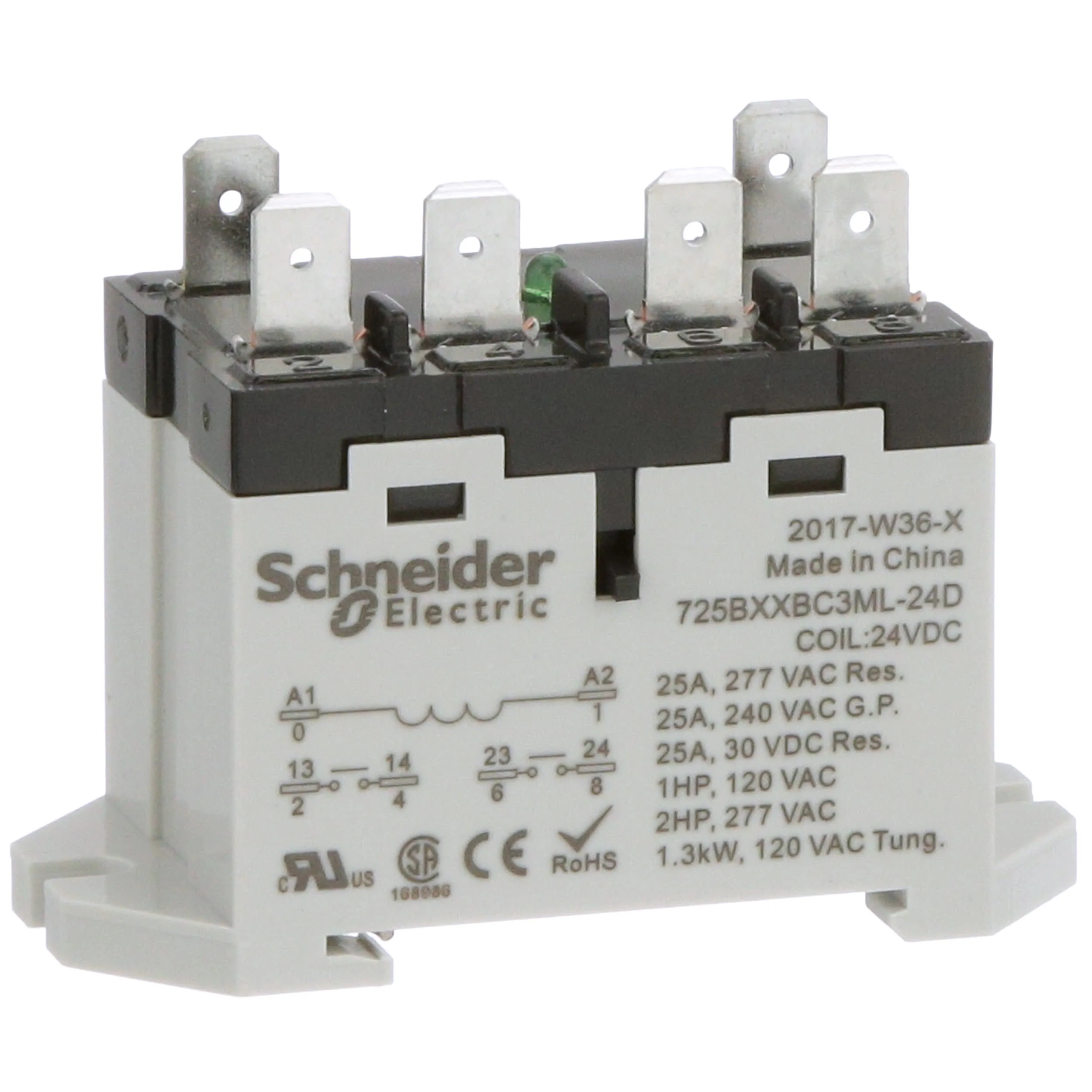 Schneider Electric/Legacy Relays 725BXXBC3ML-24D