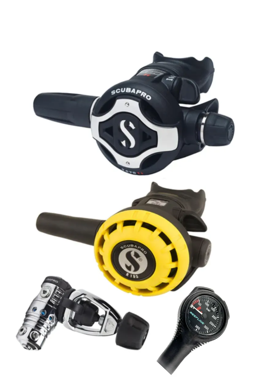 Scubapro Regulator Set: MK25 Evo (Din or Yoke)   S620Ti   Octopus   Free SPG