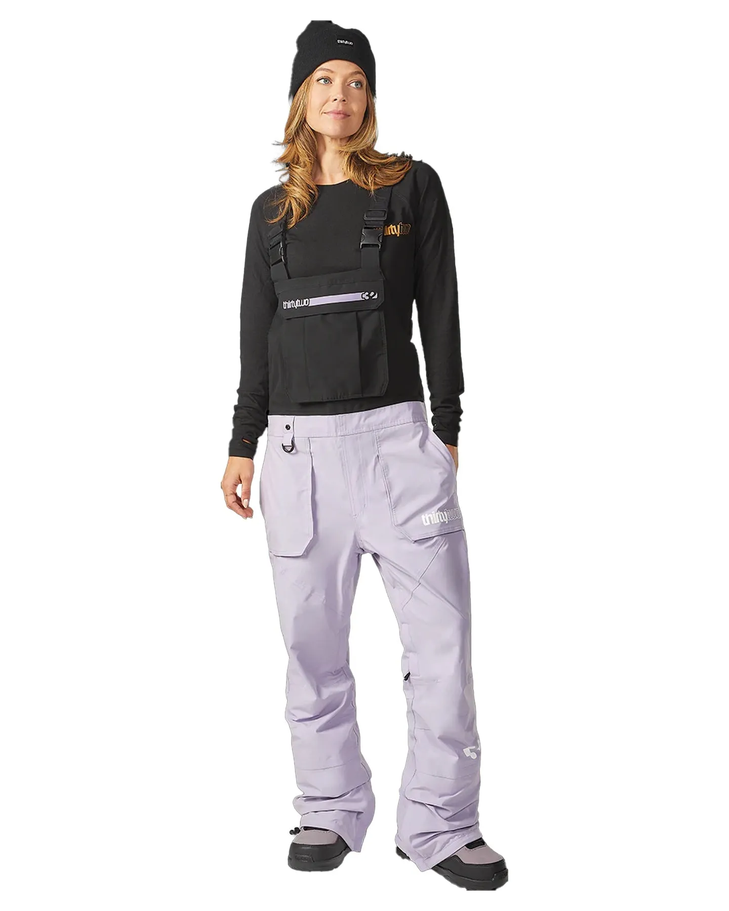 Thirtytwo Women's Basement Bib - Lavender