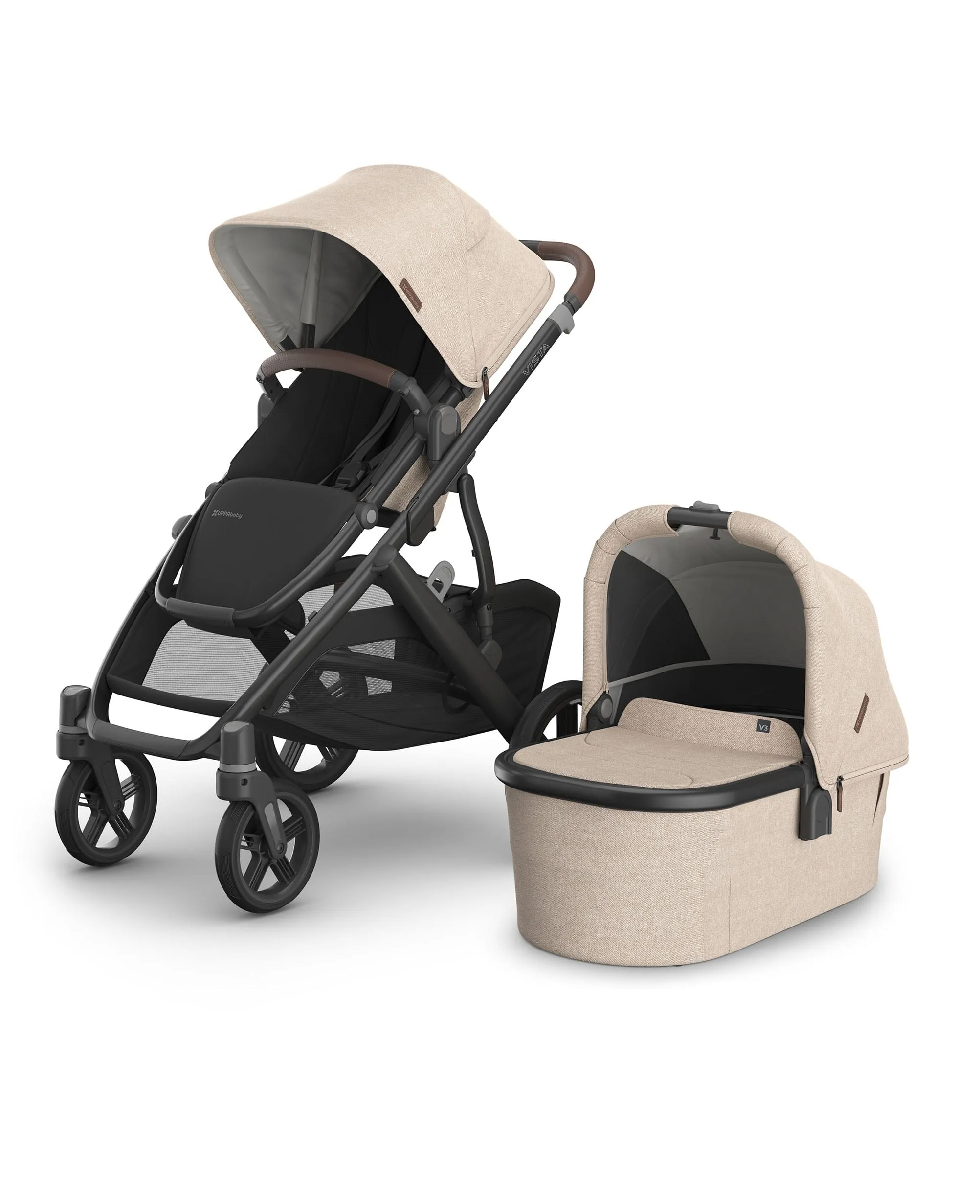 UPPAbaby Vista V3 Stroller Bundle with Cybex Cloud Car Seat - Liam