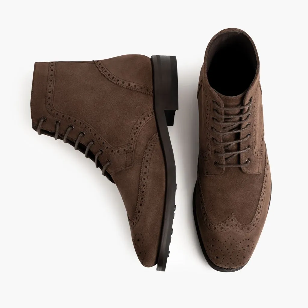 Wingtip | Chocolate Suede