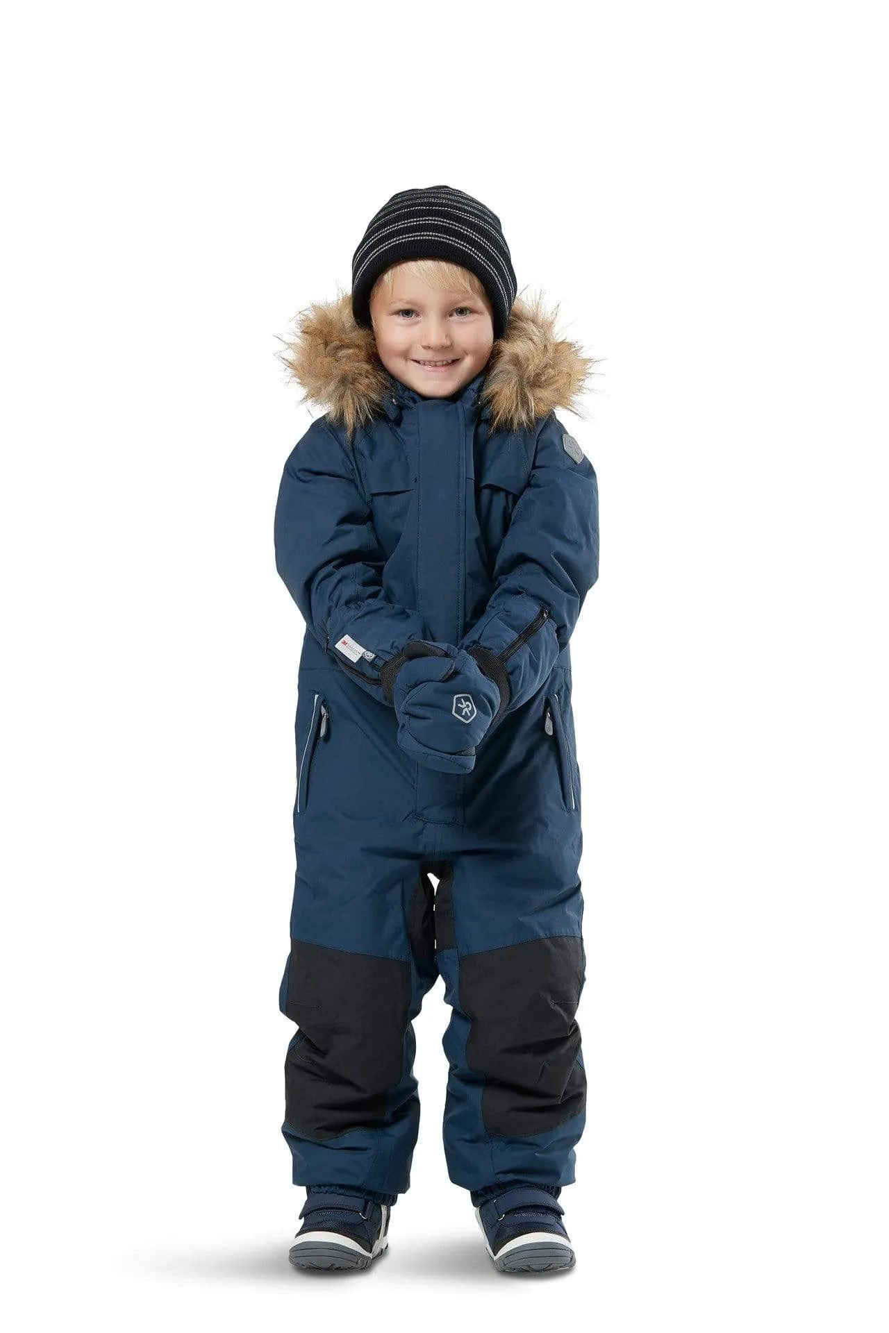 Winter Coverall with Faux Fur - Airflow 20K: Dress Blues